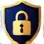 Privacy Policy icon, a shield with a padlock
